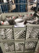 300 x White China Ramekins and Cage