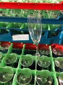 324 x Princess Champagne Flutes with Box