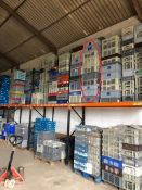 Assortment of rectangle stackable boxes. QTY 12