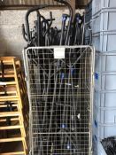 12 x Black Clothes Rail