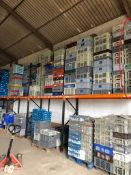 Assortment of rectangle stackable boxes. QTY 14