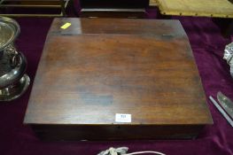 Mahogany Writing Slope