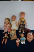 Assorted Vintage Plastic Dolls