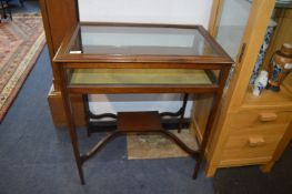 Edwardian Inlaid Mahogany Display Cabinet