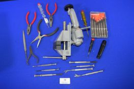 Clock Repair Tools and Clamps