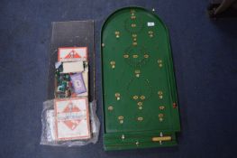 Vintage Bagatelle Board and Monopoly