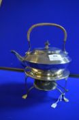 Silver Plate Spirit Kettle