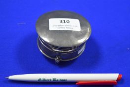 Hallmarked Sterling Silver Trinket Box