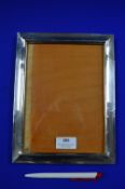 Hallmarked Sterling Silver Photo Frame - Chester 1901, 19x25cm