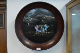 Chinese Lacquered Dish with Mother of Pearl Inlay 18