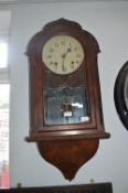 Seven Day Mahogany Cased Wall Clock