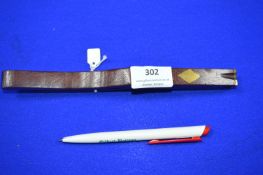 Mahogany Knitting Sheath made from and Old Tool Handle