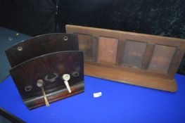 1930's Pipe Rack and Oak Photo Frame