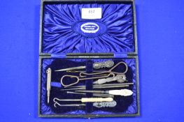 Hallmarked Sterling Silver Sewing Tools plus Others