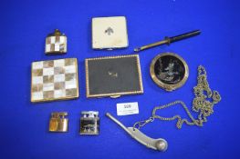 Cigarette Cases, Lighters, Compact, Whistle, etc.