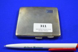 Hallmarked Sterling Silver Cigarette Case