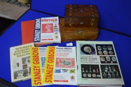 Two Wooden Boxes plus Collectible Guides