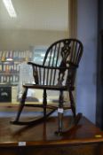 Reproduction Child's Windsor Rocking Chair by Rackstraw
