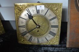 Grandfather Clock Face and Movement