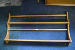 Ercol Light Oak Wall Plate Rack