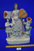 Staffordshire Flatback Figure - Band of Hope 14