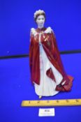 Royal Worcester Figure to Celebrate The Queen's 80th Birthday