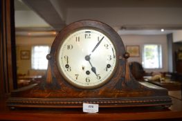 1930's Oak Mantel Clock, Retailed by the Paragon Clock Company, Anlaby Road, Hull