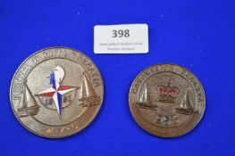 Festival of Britain and Coronation Regatta 1951 and 1953 Medallions
