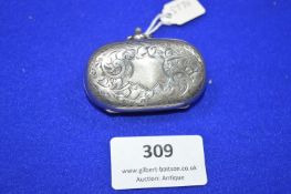 Hallmarked Sterling Silver Sovereign Case