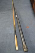 Joe Davis Champion Snooker Cue in Original Case