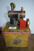 Latimer Plane Model Stationery Steam Engine in Original Box