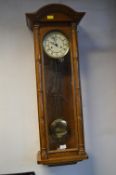 Oak Cased Vienna Wall Clock