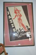 Framed Hand Painted Poster for Jazzbo Browns