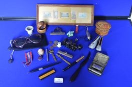 Morse Code Tapper, Sunglasses, Dolls Shoes, etc.