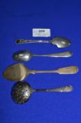 Four Hallmarked Sterling Silver Spoons ~66.7g total