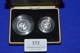 Royal Mint Silver Proof 5p Coin Set
