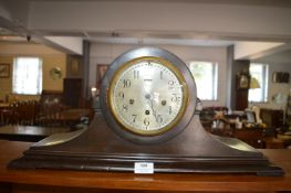 Large Napoleon Hat Mahogany Mantel Clock by Ansonia