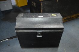 Painted Metal Deed Box