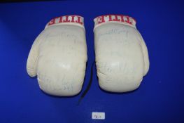 Pair of Autographed Boxing Gloves...