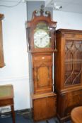 Yorkshire Long Cased Clock with Painted Face (restoration needed)
