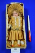 Herman Steiner 18/0 Small Boxed Victorian Bisque Doll