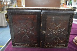 Victorian Pine Wall Cabinet