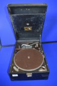 HMV Portable Gramophone (working condition)