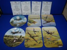 Four Davenport Commemorative Plates with Certificates & Two Royal Doulton Plates