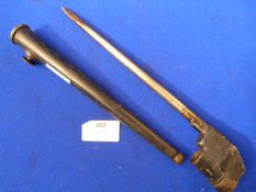 Lee Enfield Pig Sticker Bayonet (stamped with WD Arrow and M/158)