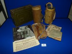 30mm Ammo Tin, Ephemera & Relic Condition Gas Masks