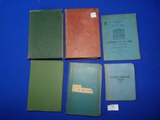 Six Vintage Military Books & Manuals - Pre War