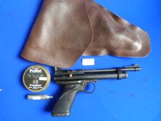 Bolt Action Gas Powered 22 Air Pistol with Accessories