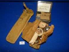 First Aid Kit, Canvas Pouch & Life Jacket Repair Kit