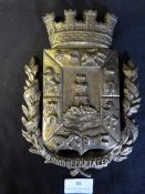 French Brass Naval Plaque